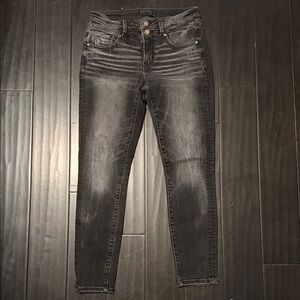Buckle Black Faded Black Skinny Jeans